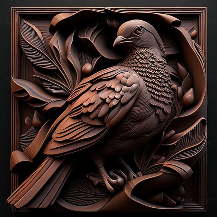 3D model pigeon (STL)
